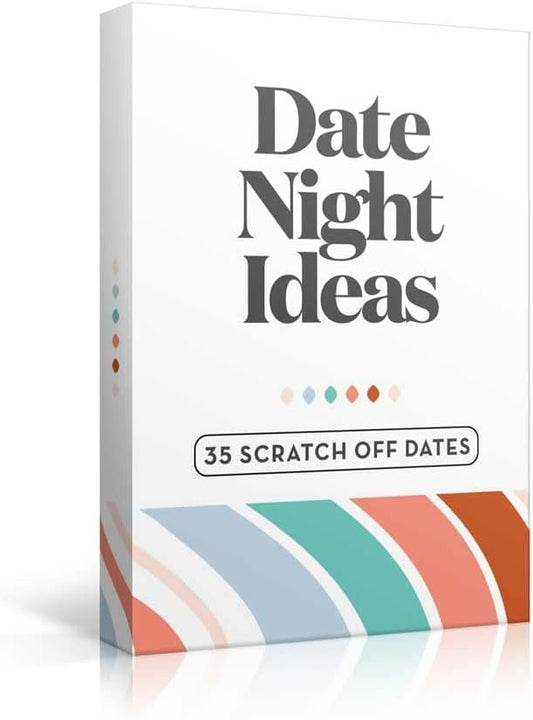 Romantic Couples Gift - Fun & Adventurous Date Night Box - Scratch Off Card Game with Exciting Ideas for Couple: Girlfriend, Boyfriend, Newlywed, Wife or Husband.