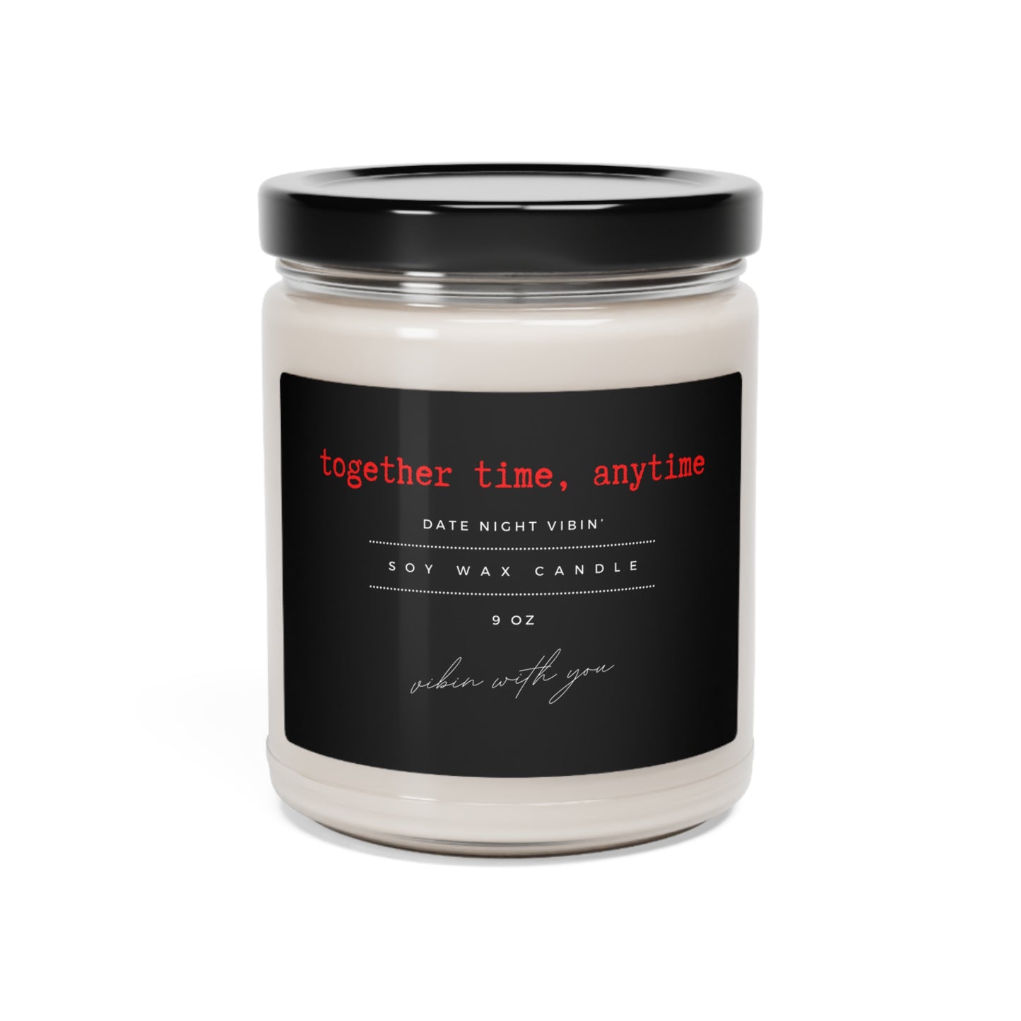 Together Time, Anytime Romantic Date Night Scented Soy Candle, 9oz - Various Scents